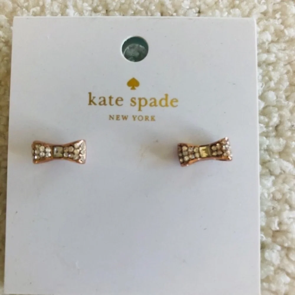 Kate Spade bow earrings new​